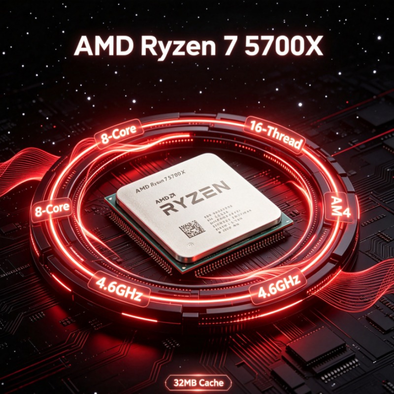 Amd Cpu Ryzen 7 - معالج AMD Ryzen 7 5700X بـ