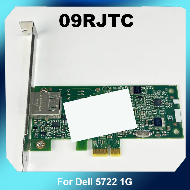 Gigabit Network Card - بطاقة شبكة 09RJTC كاملة الارتفاع بمنفذ