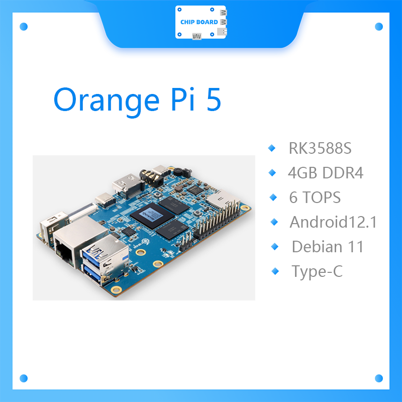 Gigabit Network Card - Orange Pi 5 4GB RK3588S ،