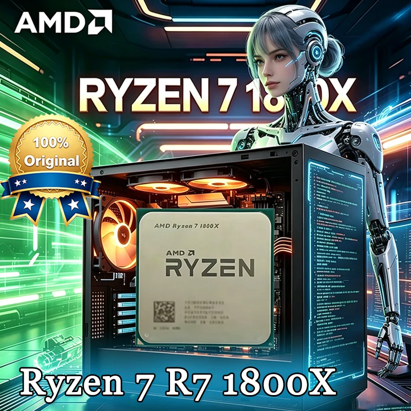 Amd Cpu Ryzen 7 - معالج AMD Ryzen 7 1800X CPU