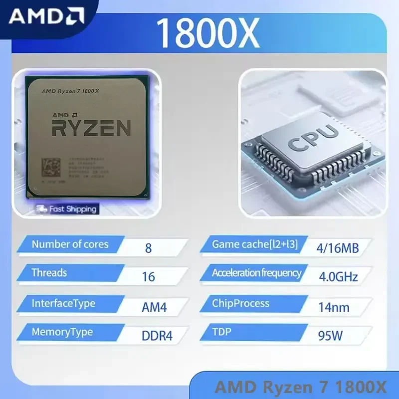 معالج AMD Ryzen 7 1800X بسرعة  - مراجعة Amd Cpu Ryzen 7 وسعره
