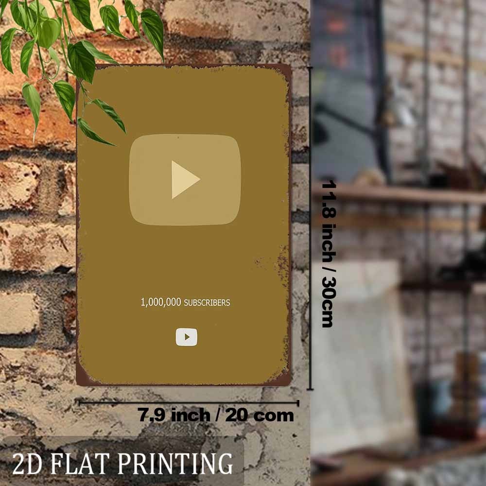 علامة معدنية ريترو 2D مسطحة يو - مراجعة Office Youtuber وسعره