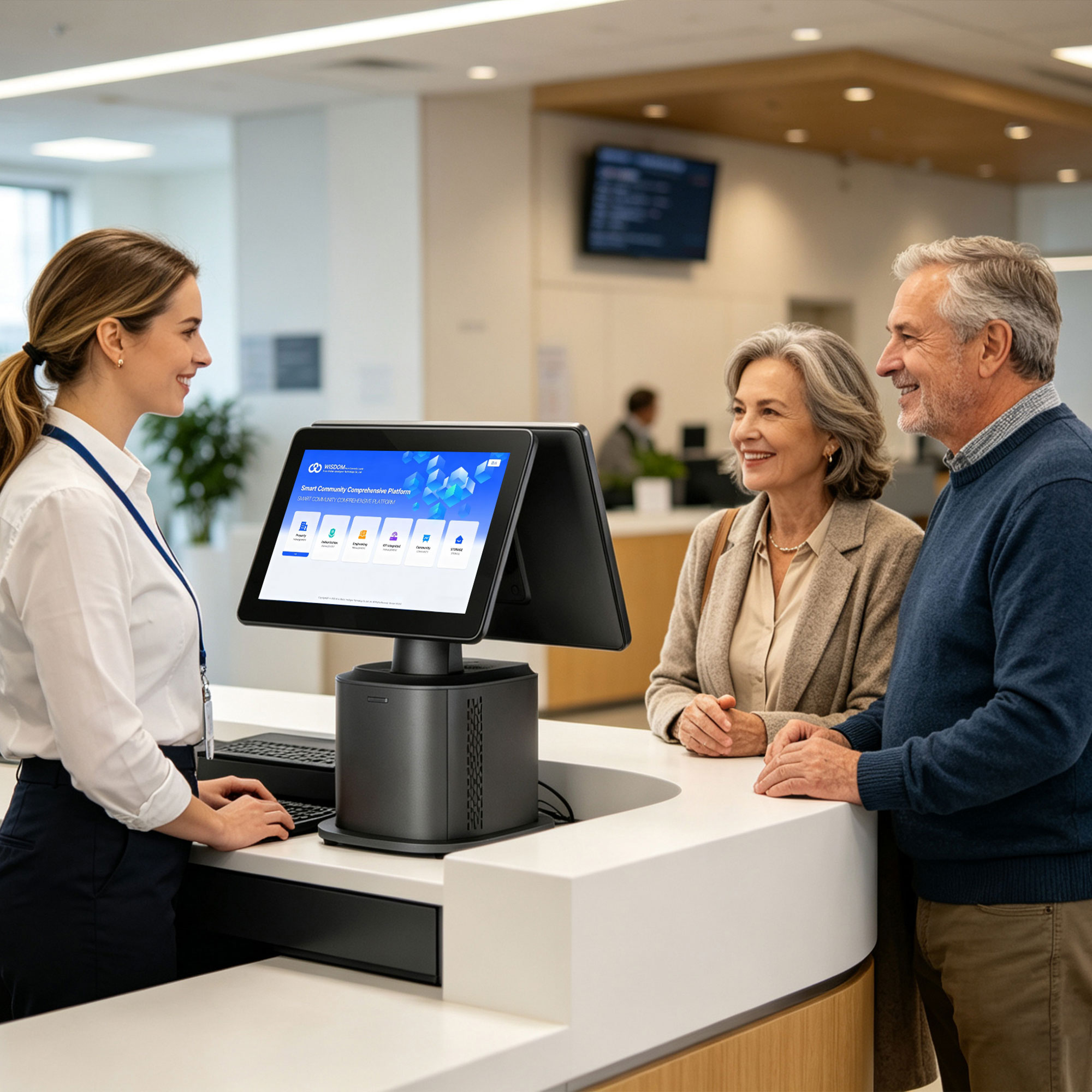 نظام نقاط بيع بشاشة 15.6 بوصة، - مراجعة Pos Terminal Android وسعره