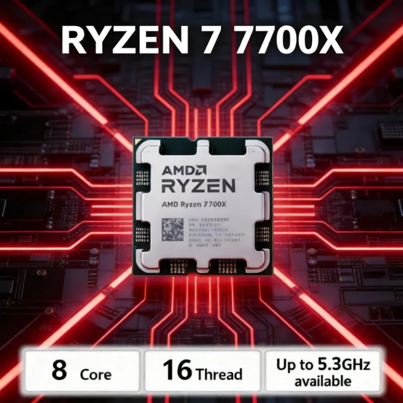 معالج AMD Ryzen 7 7700X R7 770 - مراجعة Amd Cpu Ryzen 7 وسعره