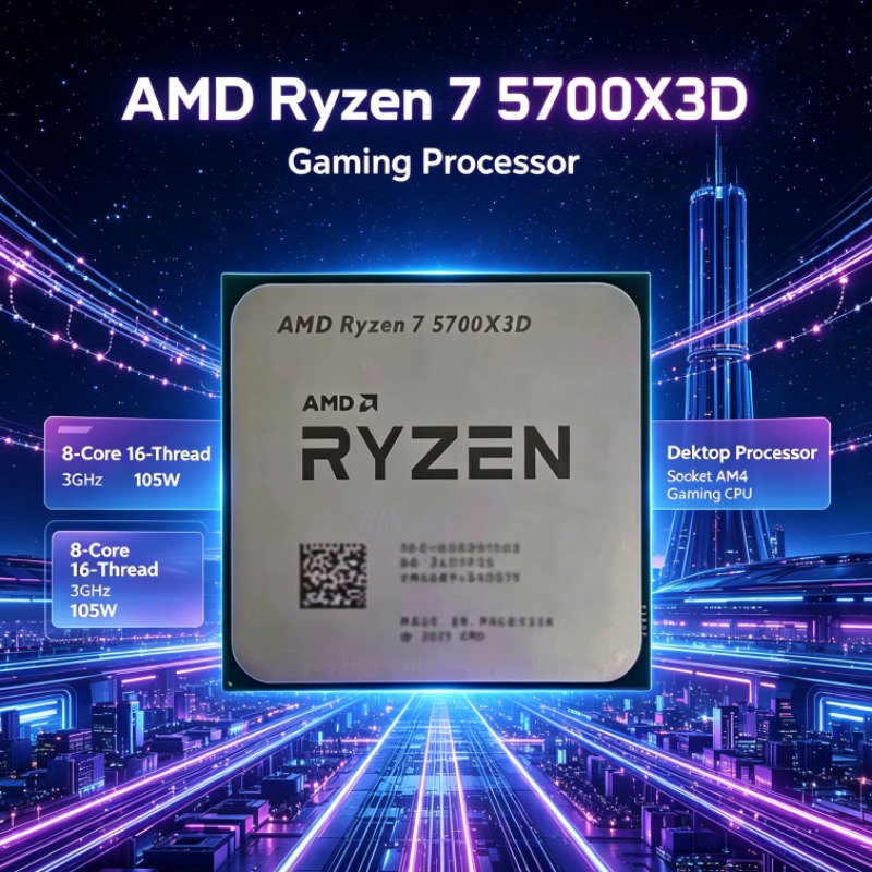 معالج AMD Ryzen 7 5700X3D للكم - مراجعة Amd Cpu Ryzen 7 وسعره
