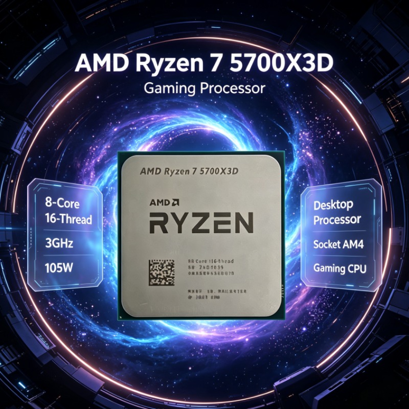 معالج AMD Ryzen 7 5700X3D للكم - مراجعة Amd Cpu Ryzen 7 وسعره