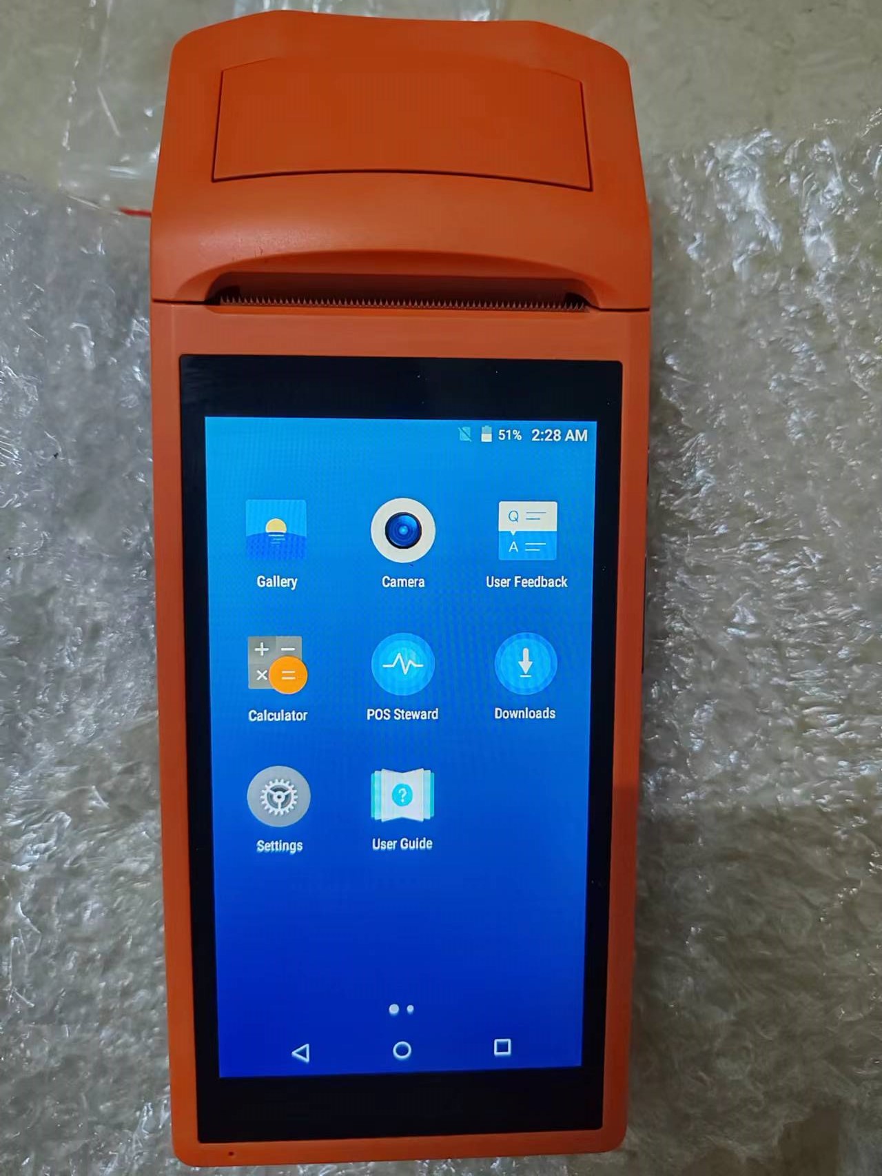 محطة po محمولة مستعملة مع طابع - مراجعة Pos Terminal Android وسعره