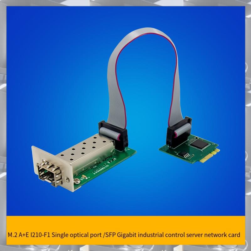 حار بيع-M.2 A E Key SFP بطاقة  - مراجعة Gigabit Network Card وسعره