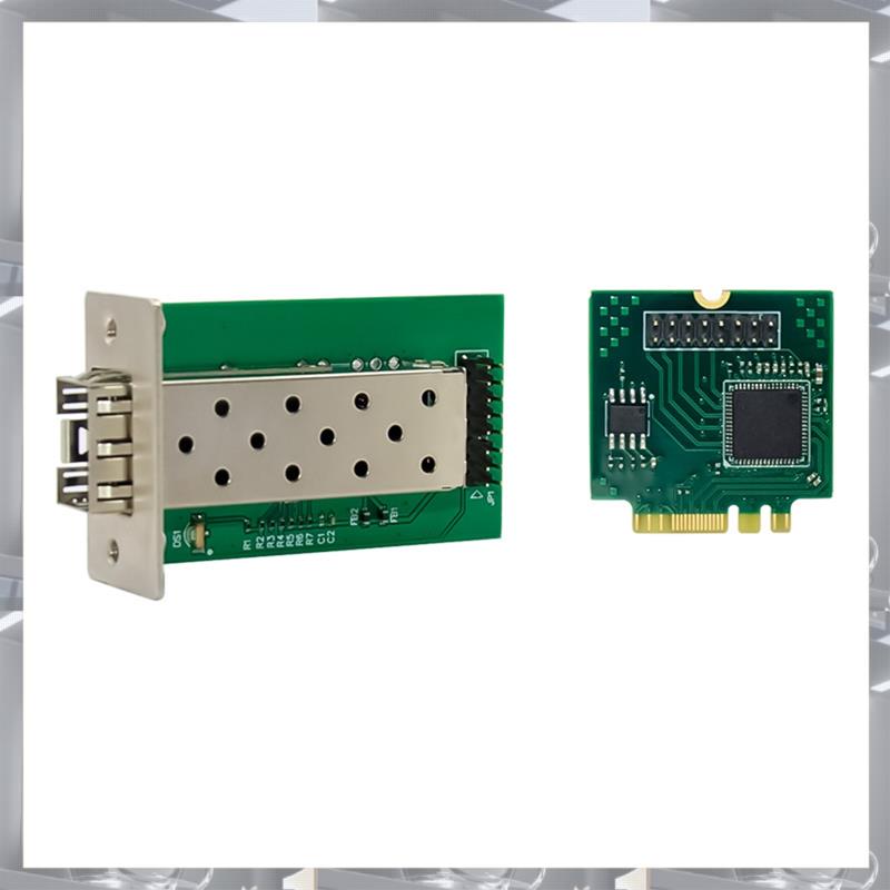حار بيع-M.2 A E Key SFP بطاقة  - مراجعة Gigabit Network Card وسعره