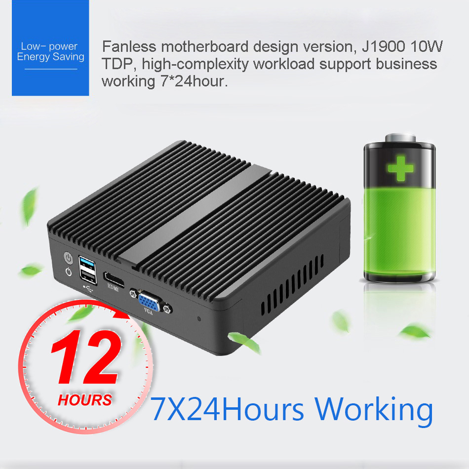 كمبيوتر مصغر بدون مروحة مع 4 م - مراجعة Thin Client Mini Pc وسعره