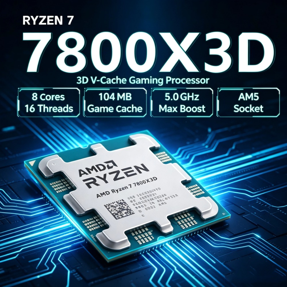 معالج AMD Ryzen 7 7800X3D بديل - مراجعة Amd Cpu Ryzen 7 وسعره