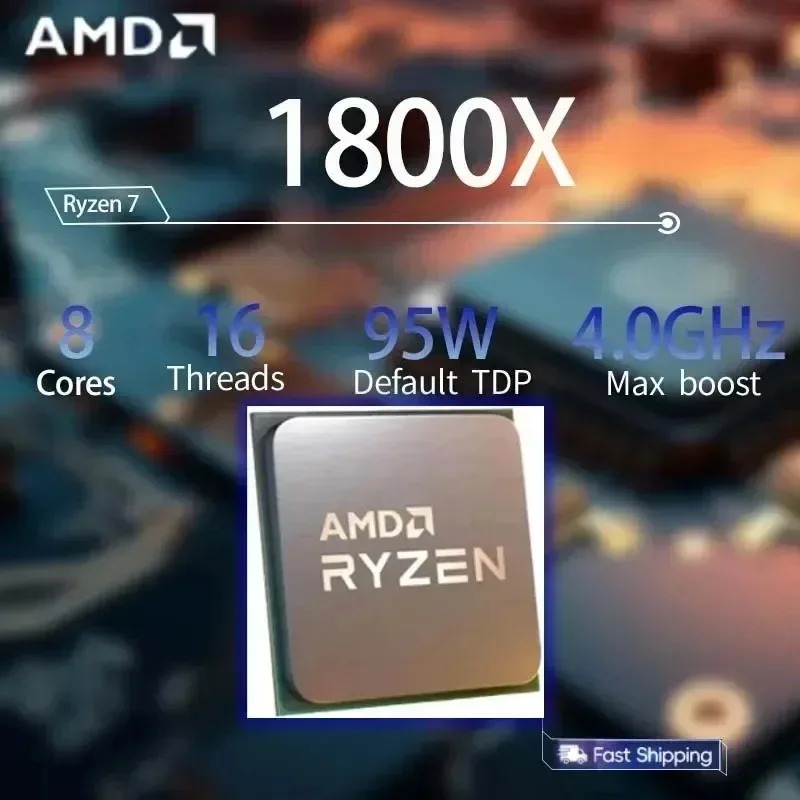 معالج AMD Ryzen 7 1800X أصلي ج - مراجعة Amd Cpu Ryzen 7 وسعره