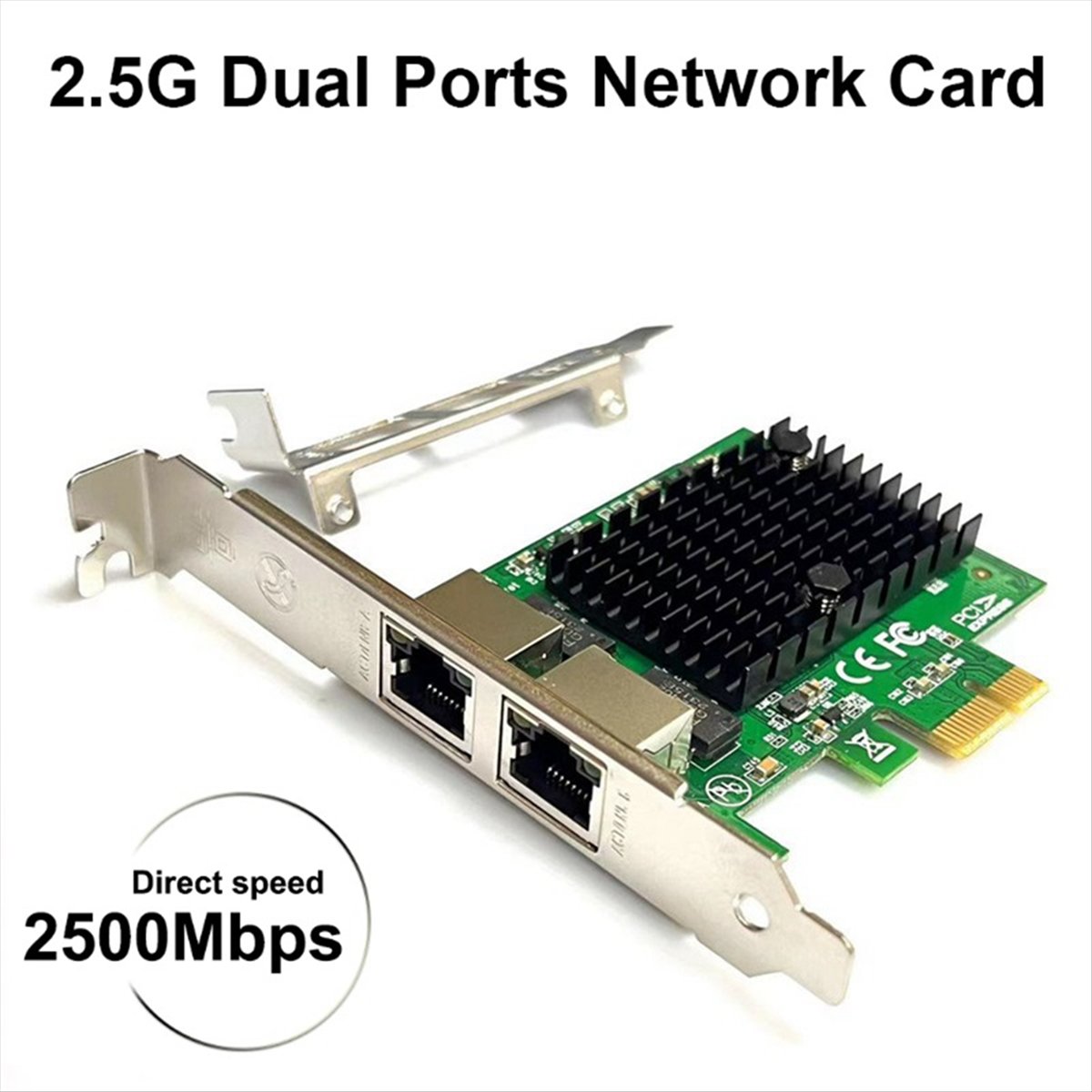 بطاقة شبكة ABAN بمنفذين 2.5G P - مراجعة Gigabit Network Card وسعره