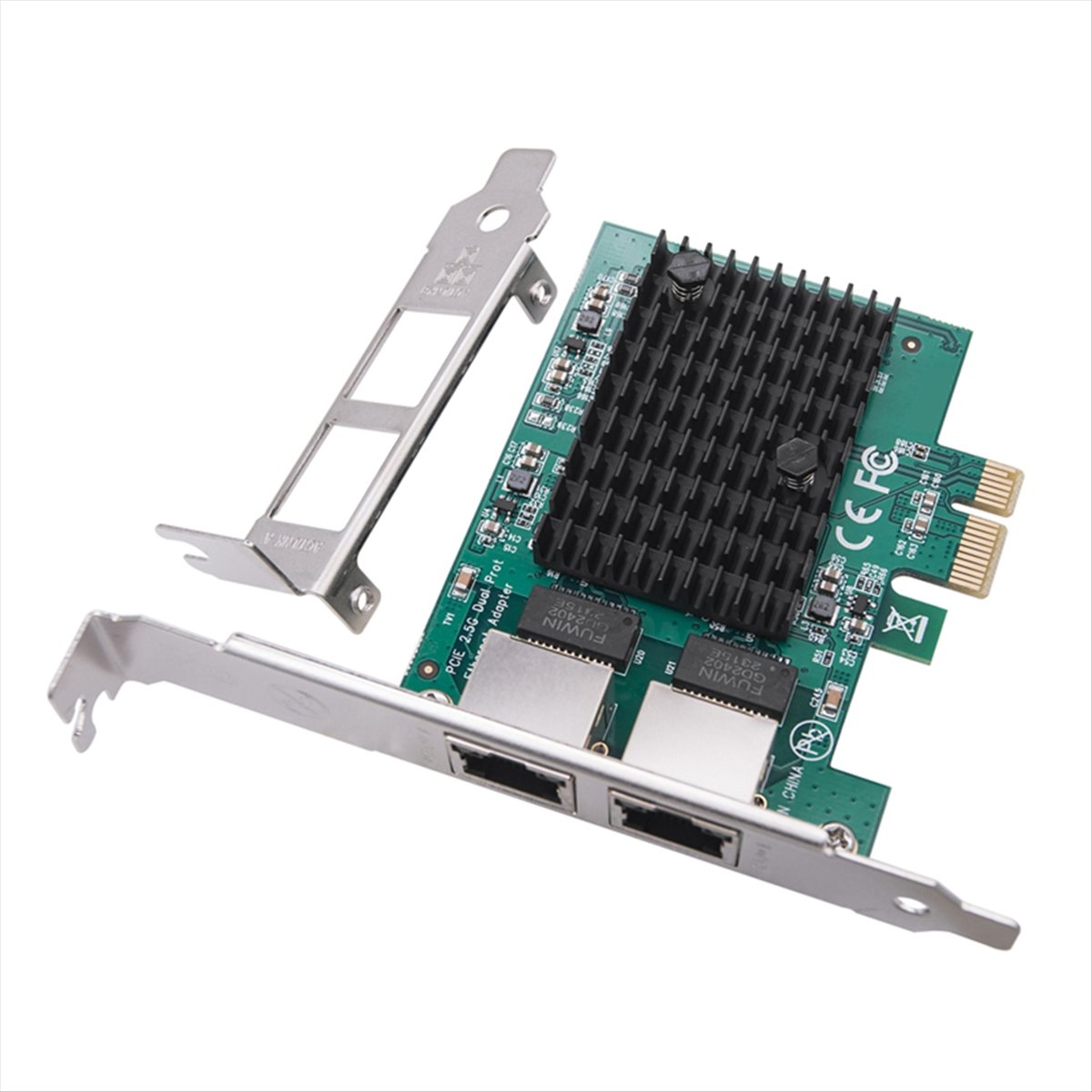 بطاقة شبكة ABAN بمنفذين 2.5G P - مراجعة Gigabit Network Card وسعره