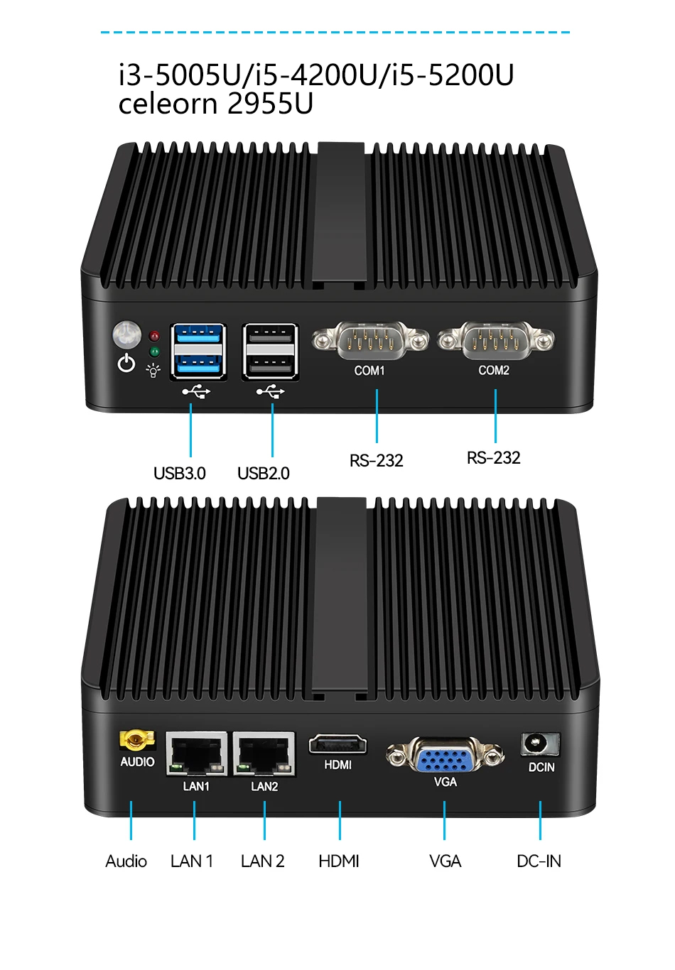 كمبيوتر صغير XCY Intel Celeron - مراجعة Thin Client Mini Pc وسعره