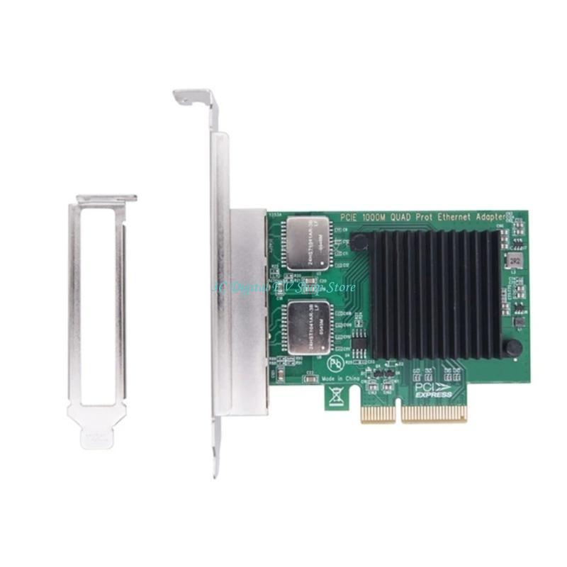 بطاقة شبكة الخادم E74D PCIe مح - مراجعة Gigabit Network Card وسعره