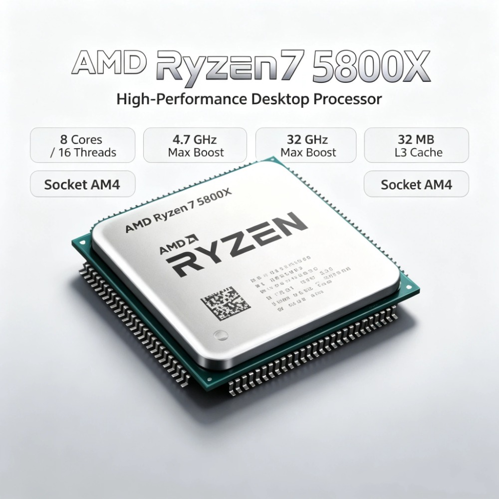 معالج AMD Ryzen 7 5800X غير مق - مراجعة Amd Cpu Ryzen 7 وسعره